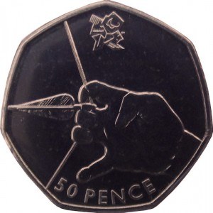 2011 Fifty Pence, London Olympic Coins | Check Your Change