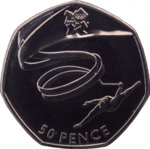 2011 Fifty Pence, London Olympic Coins | Check Your Change